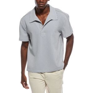 Simkhai Mens  Hutton Shirt, Blue